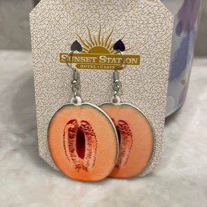 Cantaloupe, earrings